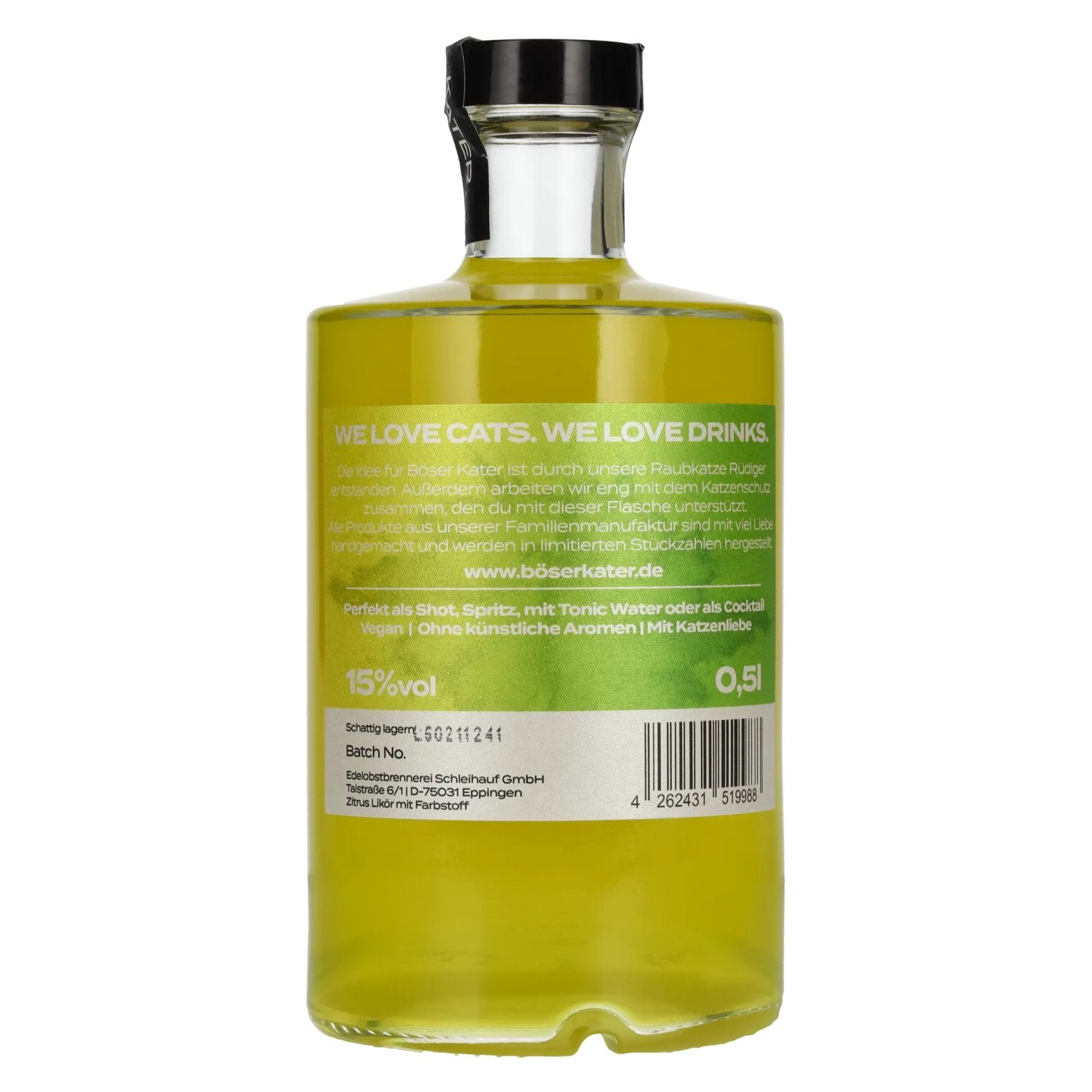 BÖSER KATER Aperitivo Lemon & Lime 15% Vol. 0,5l