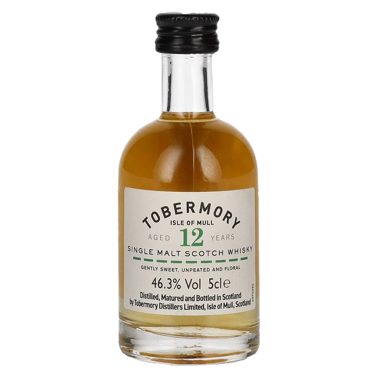 Tobermory 12 Years Old Single Malt Scotch Whisky 46,3% vol. 0,05 l