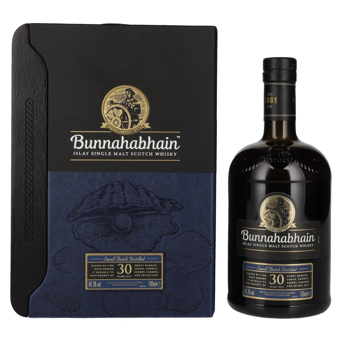 Bunnahabhain 30-Year-Old Islay Single Malt Scotch Whisky 46.3% vol. 0.7 l in a gift box