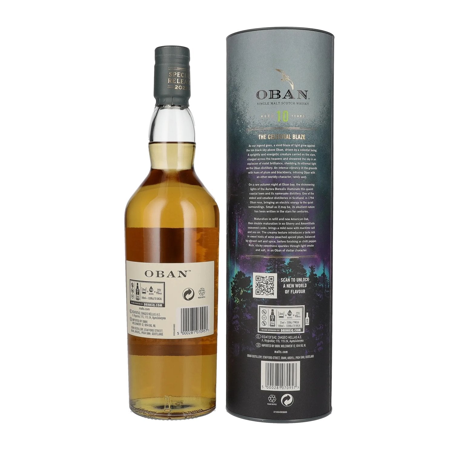 Oban 10 Years Old Single Malt Special Release 2022 57,1% Vol. 0,7l in Geschenkbox