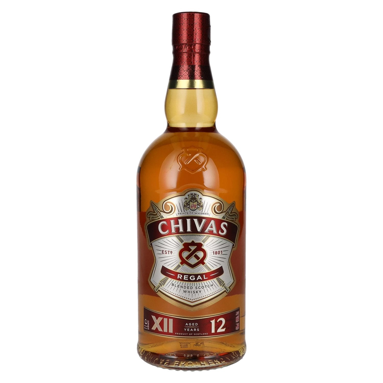 Chivas Regal 12 Years Old Blended Scotch Whisky 40% vol. 1 l