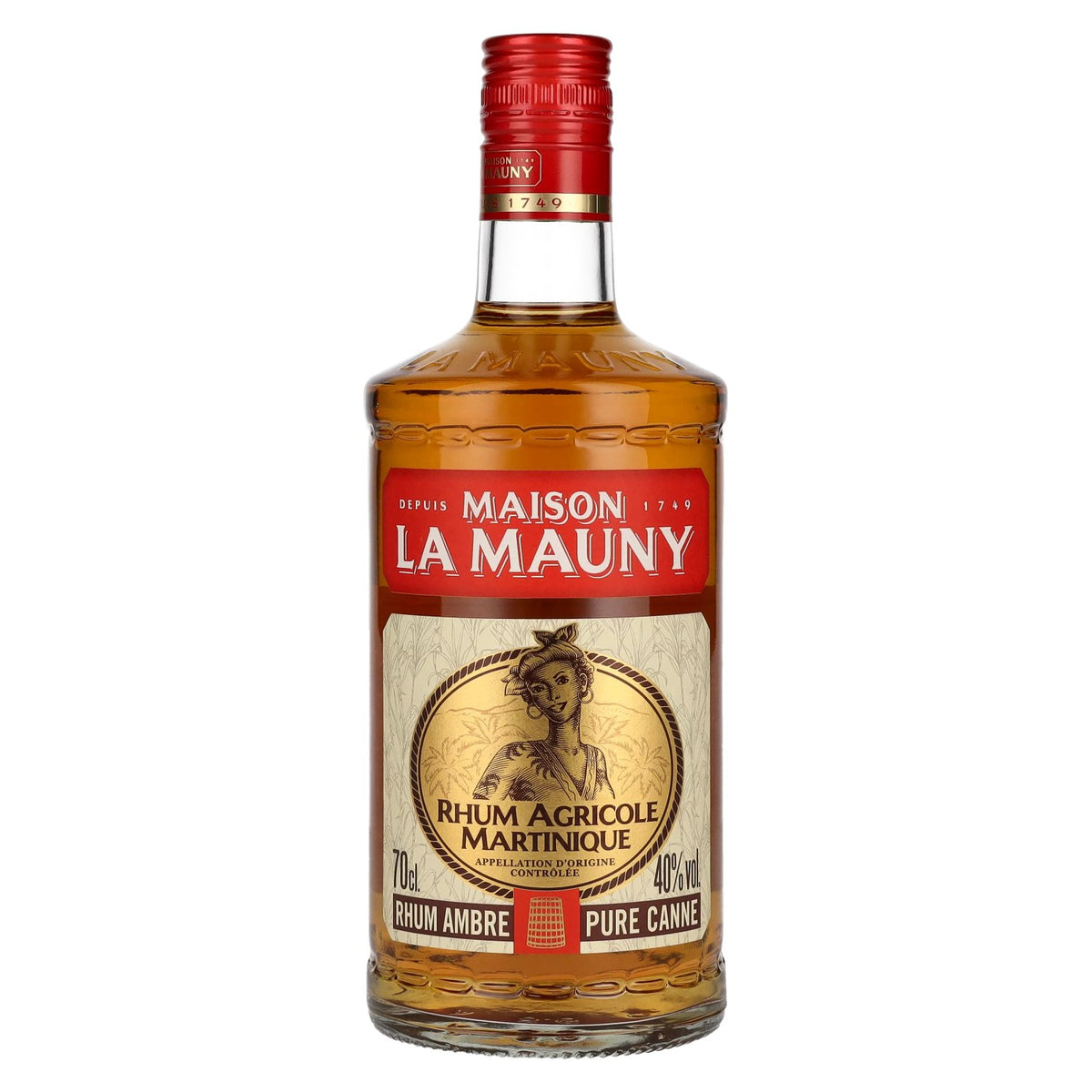 La Mauny Rhum Ambré Agricole Martinique 40% vol. 0,7 l