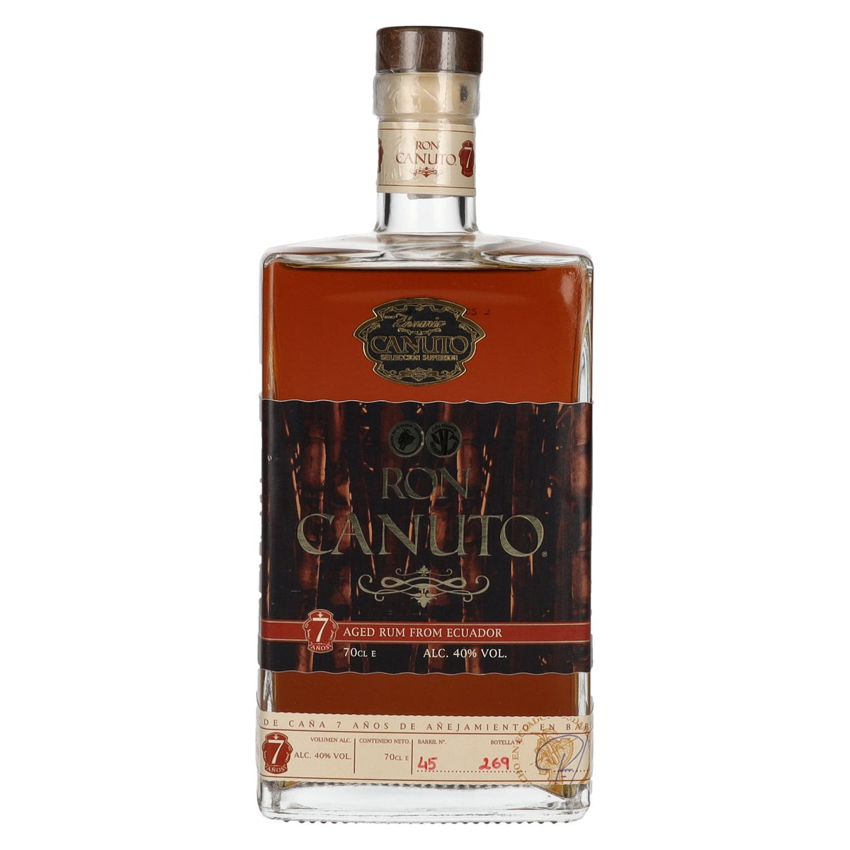 Ron Canuto Selección Superior Premium 7 ans 40 % vol. 0,7 l