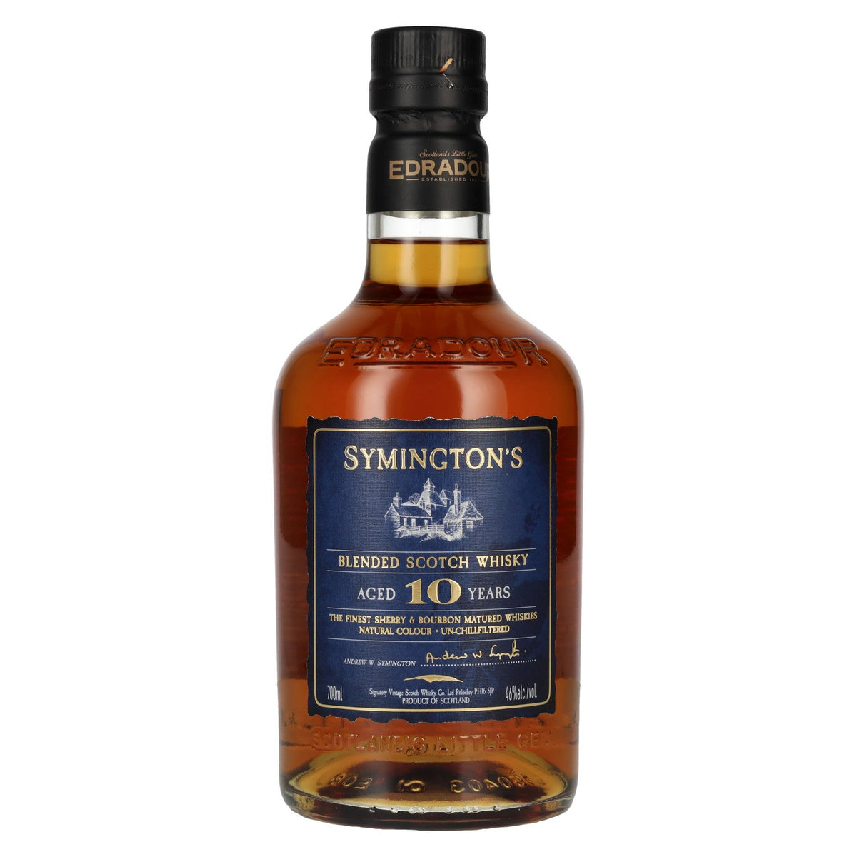 Signatory Vintage SYMINGTON'S 10 Years Old Blended Scotch Whisky 46% vol. 0,7 l