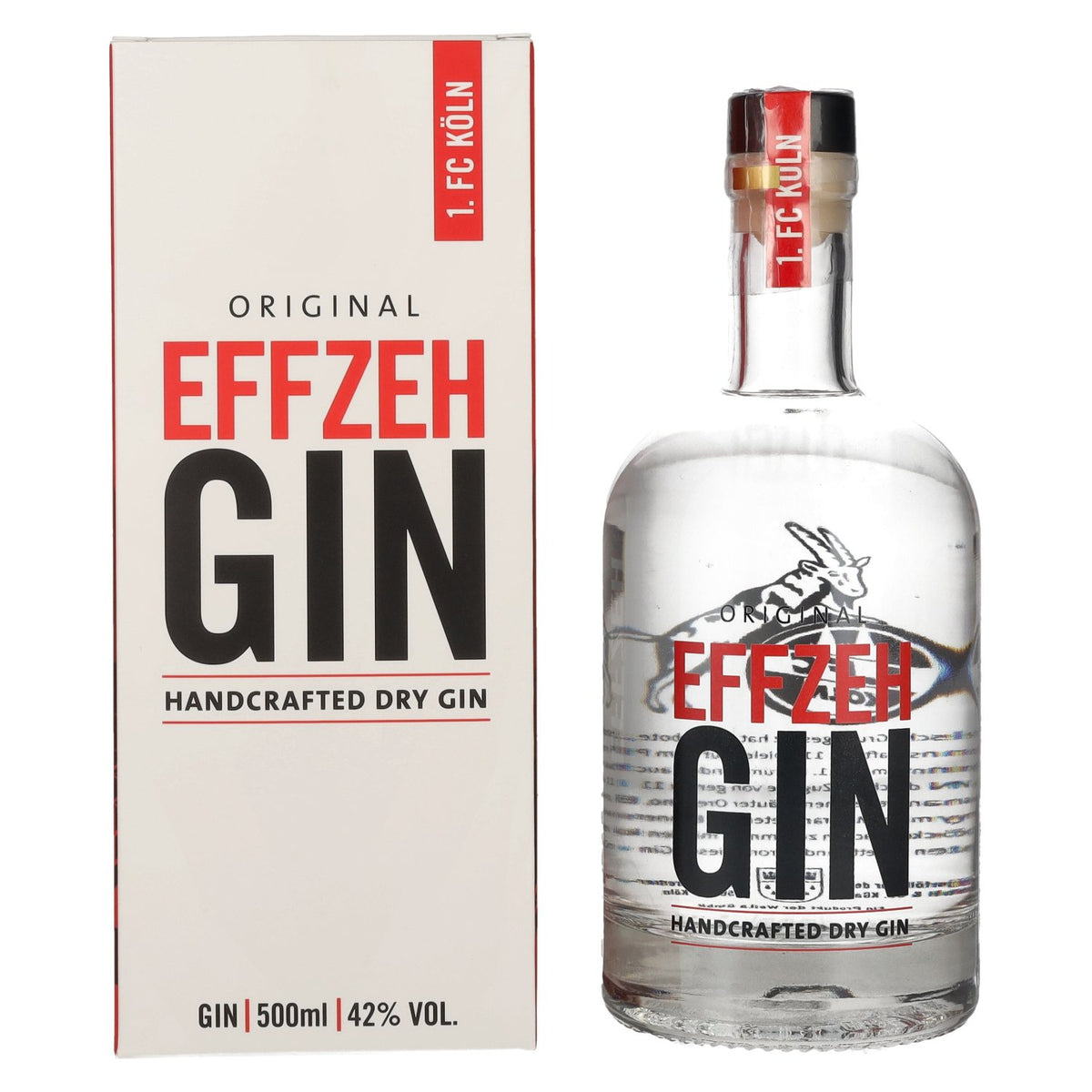 Effzeh Original Handcrafted Dry Gin 42% ABV 0.5l