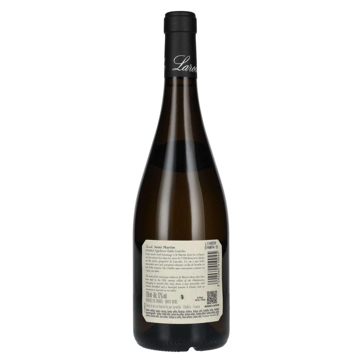 Laroche Chablis Saint Martin 2024 12% ABV 0.75 l