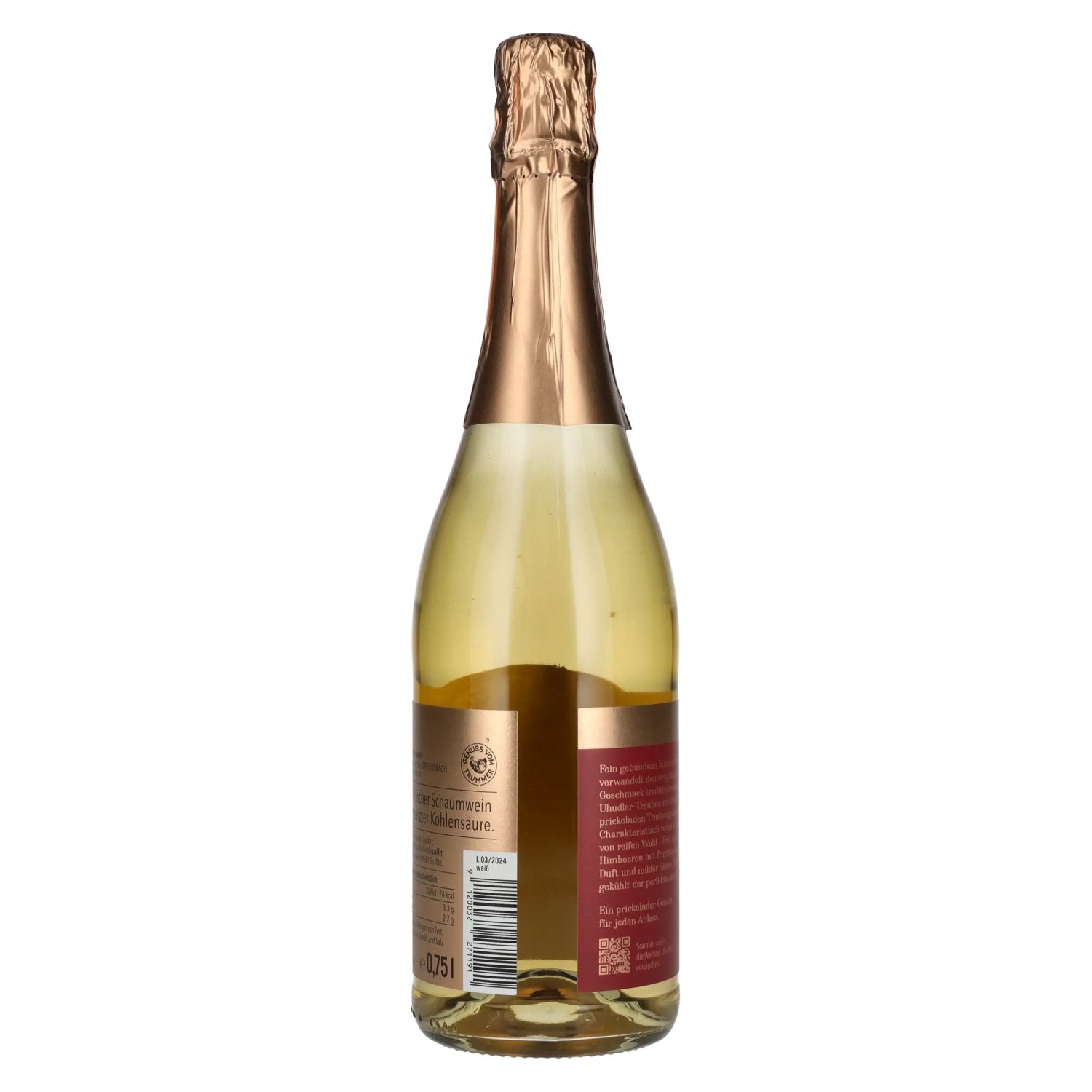 Trummer Uhudler sprankelend Die Weisse 11% Vol. 0,75l