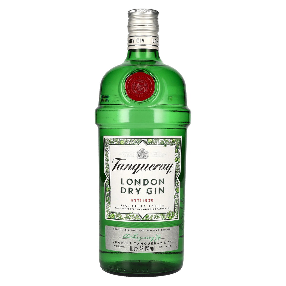 Tanqueray LONDON DRY GIN, geïmporteerd, 43,1% vol., 1 l