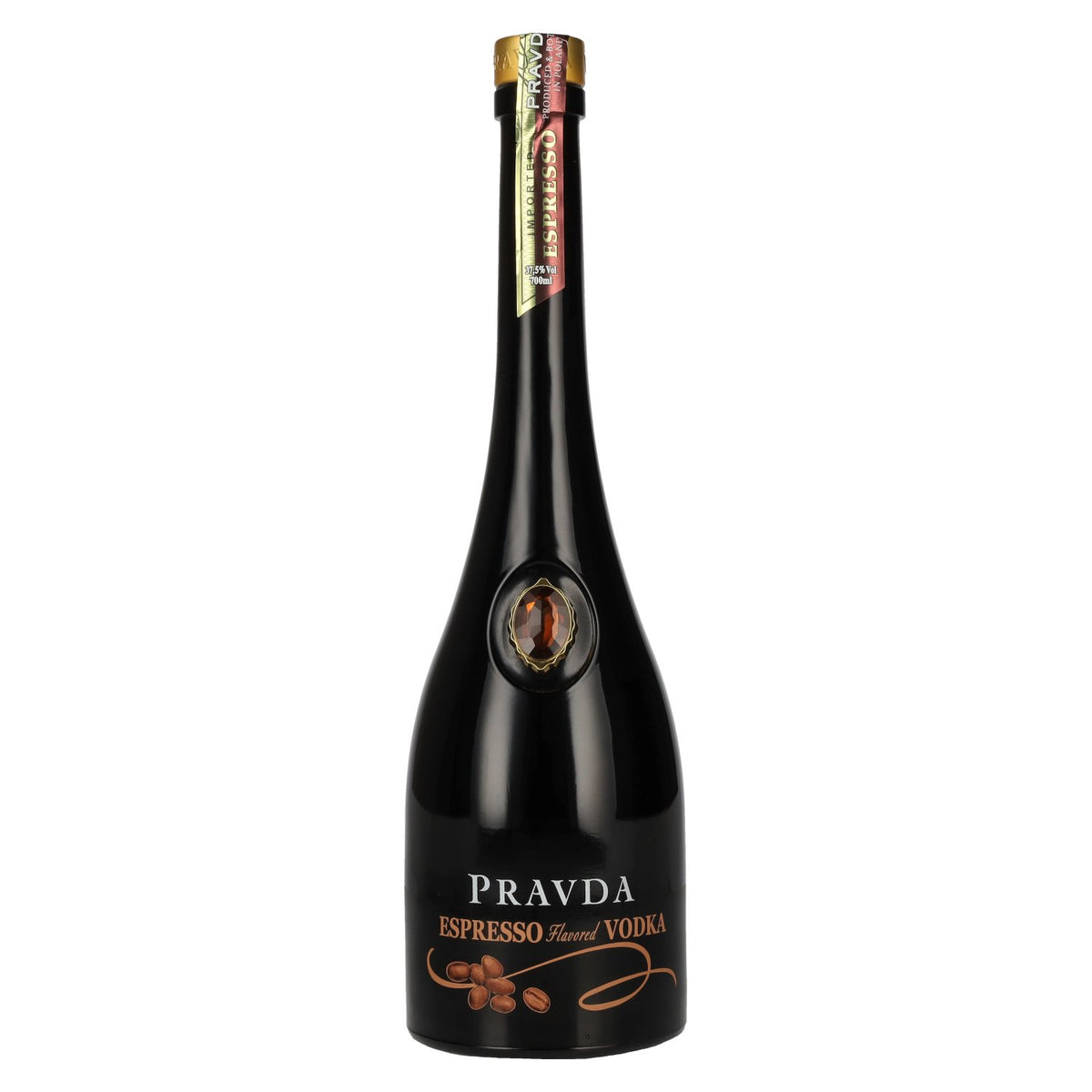 Vodka aromatisée Pravda ESPRESSO 37,5 % vol. 0,7 l