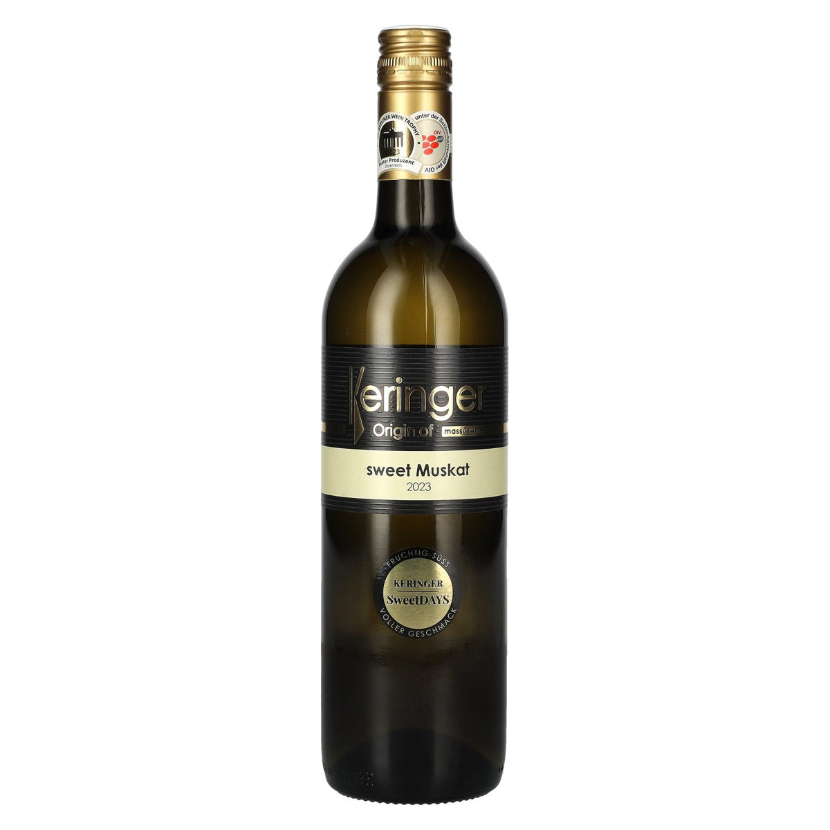 Keringer Origin of Full-Bodied Sweet Muscat Wine 2023 11% ABV 0.75 l