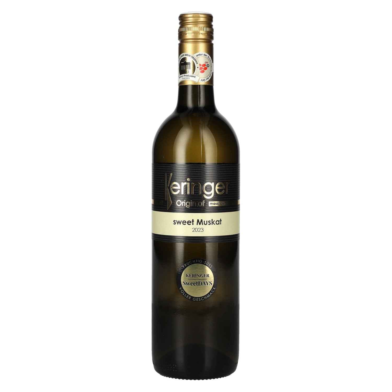 Keringer Origine du vin massif doux Muscat 2023 11% Vol. 0,75l