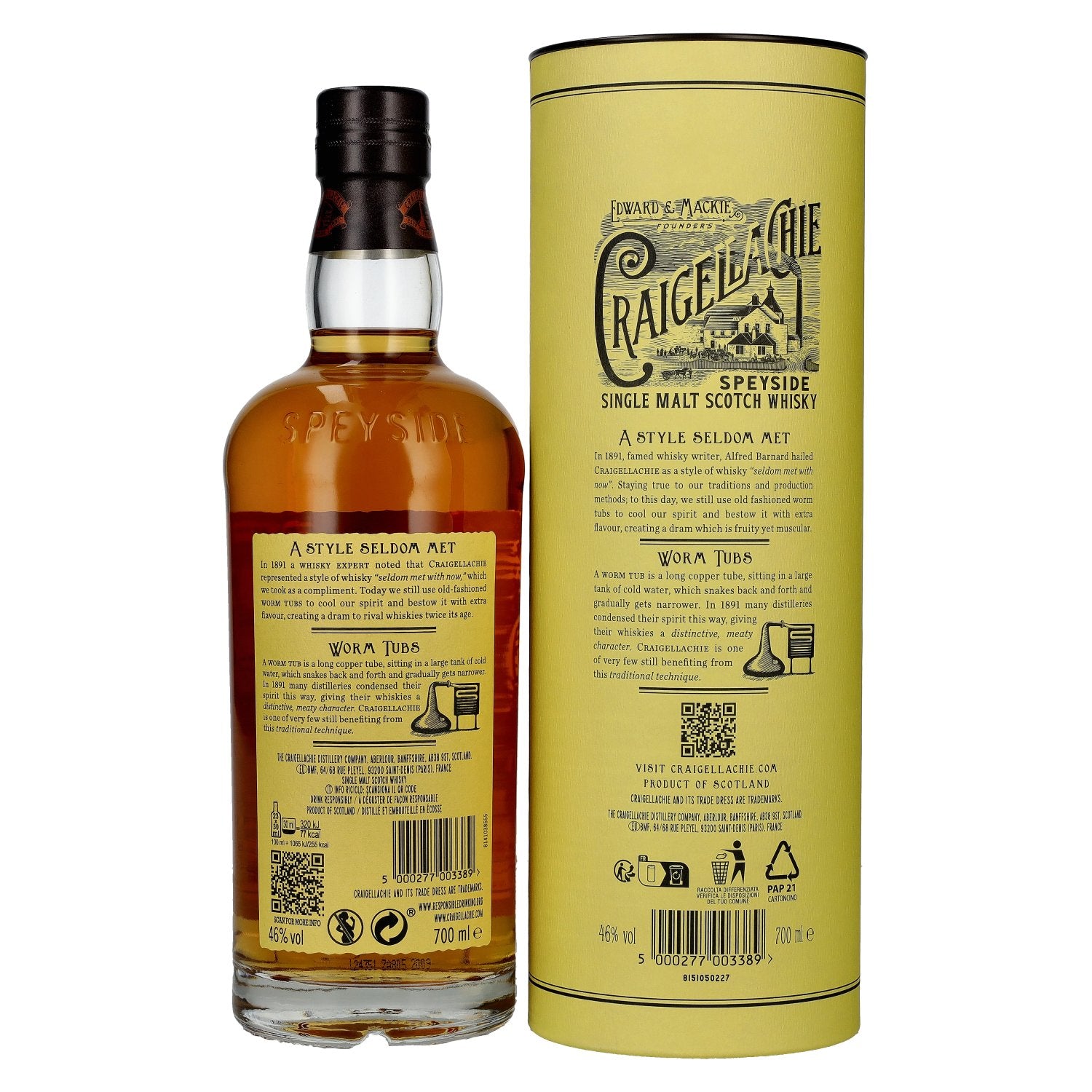 Craigellachie 13 Years Old Speyside Single Malt 46% Vol. 0,7l in gift box