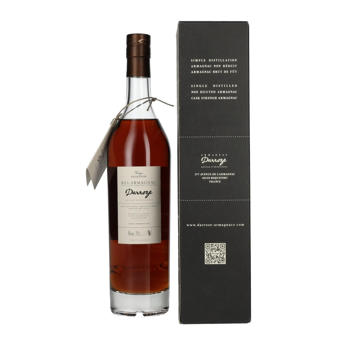 Armagnac Darroze Bas Armagnac Château De Gaube 1971 41 % vol. 0,7 l dans un coffret cadeau
