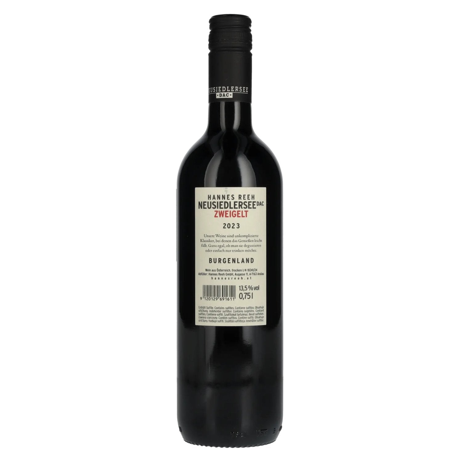 Hannes Reeh Zweigelt Neusiedlersee DAC 2023 13,5% vol. 0,75l