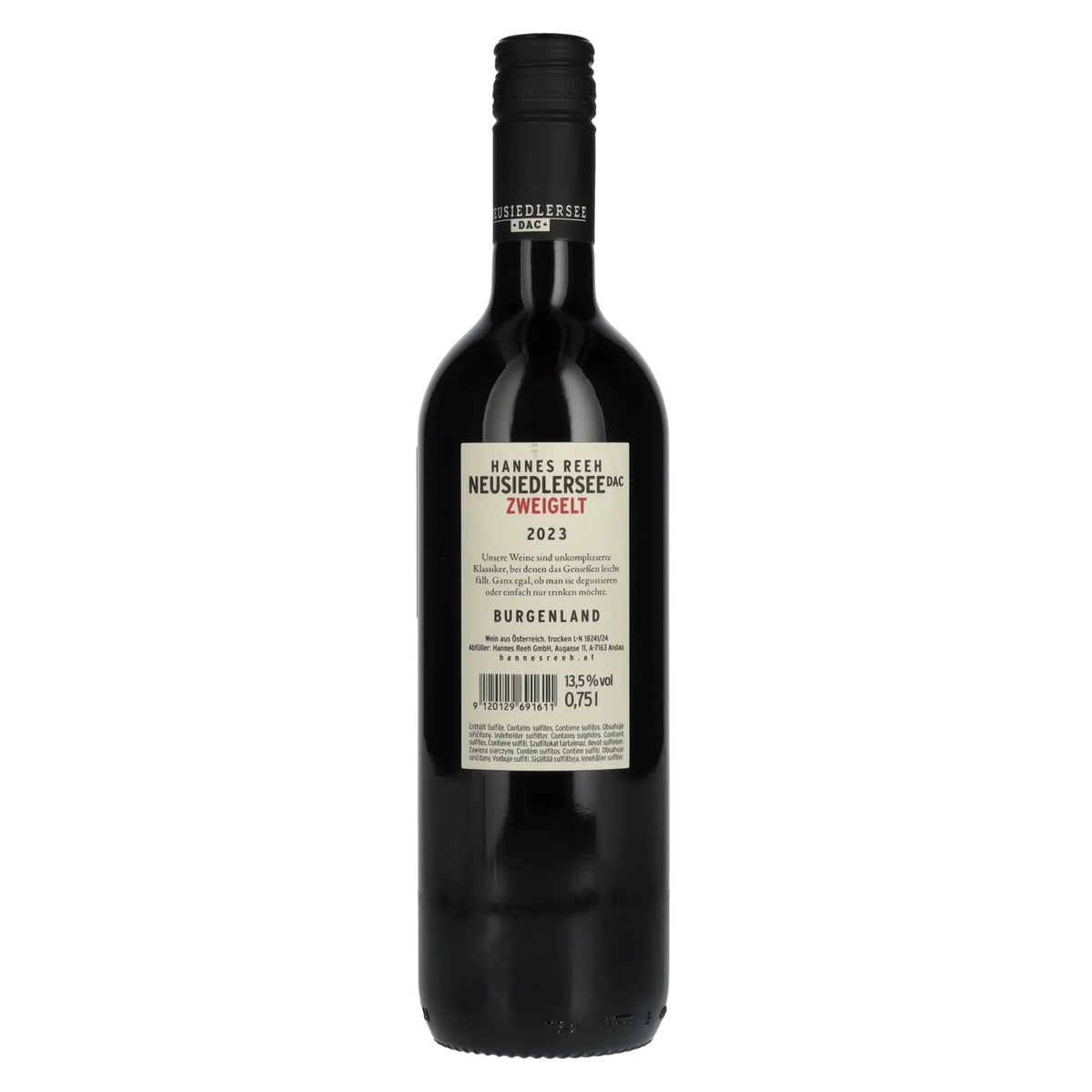 Hannes Reeh Zweigelt Neusiedlersee DAC 2023 13.5% ABV 0.75l