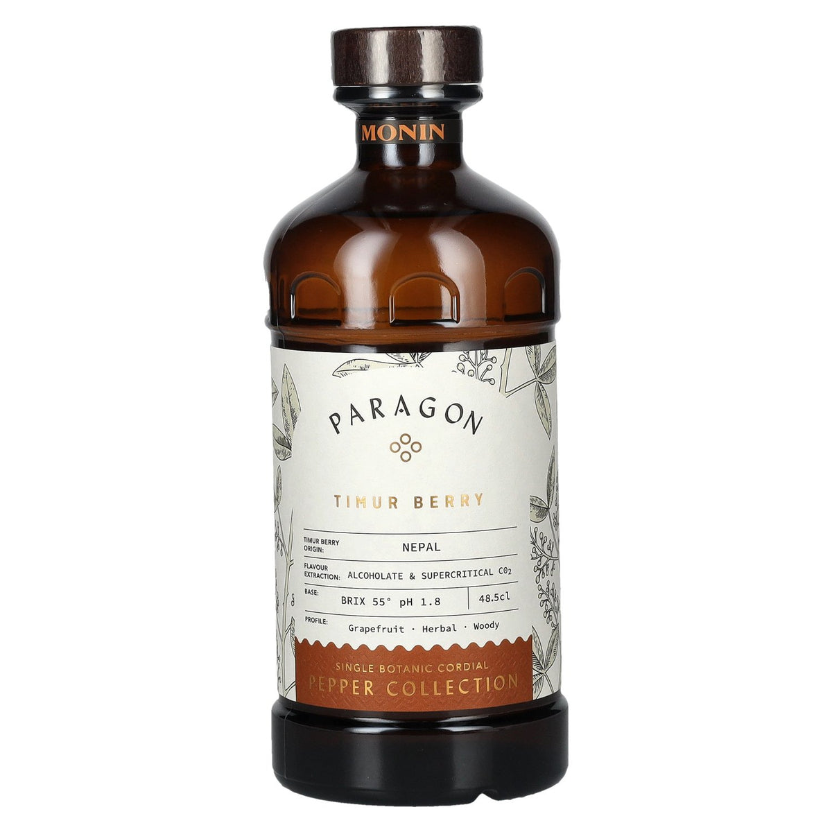 Monin Paragon TIMUR BERRY Single Botanic Cordial Mystic Collection 0.485 l