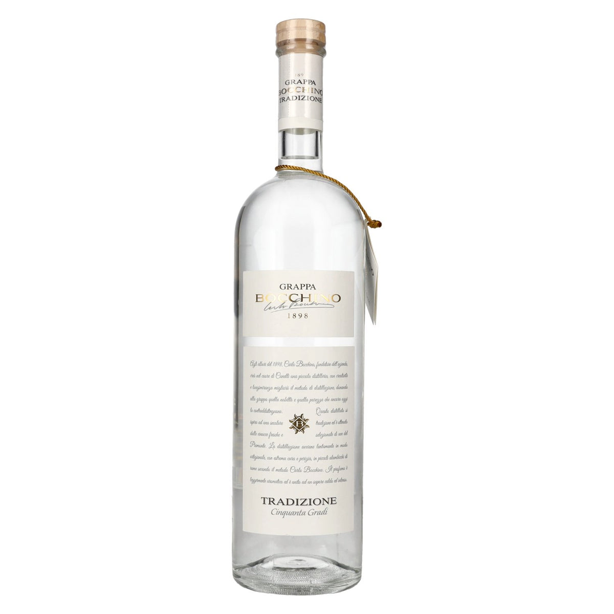 Bocchino Grappa TRADIZIONE 50% vol. 1 l