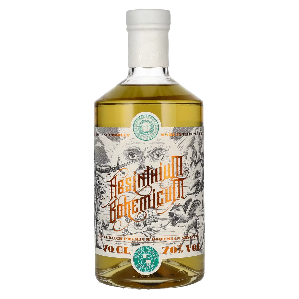 Absinthium Bohemicum de Michler, 70 % vol., 0,7 l