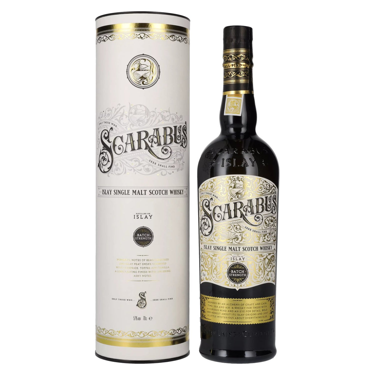 Hunter Laing SCARABUS Islay Single Malt BATCH STRENGTH 57% vol. 0.7 l in a gift box