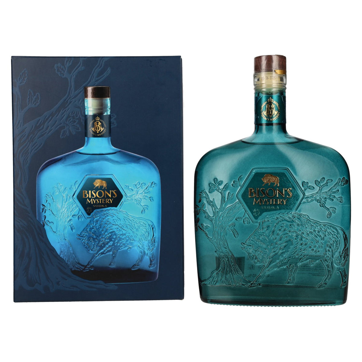 Bison's Mystery Vodka 40% Vol. 0,7l in Geschenkbox