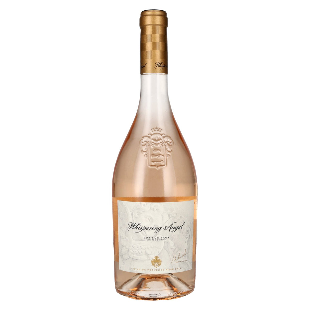 Whispering Angel Côtes de Provence Rosé, 20e millésime, édition limitée 2025, 13 % vol., 0,75 l
