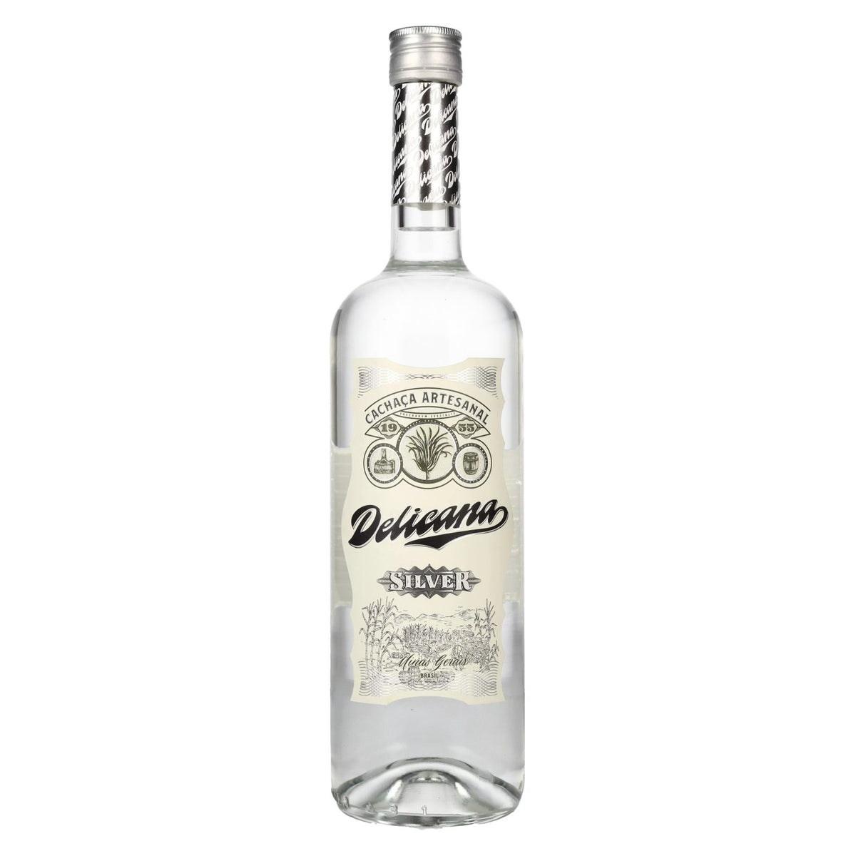 Delicana SILVER Artisanal Cachaça 38% vol. 1 l
