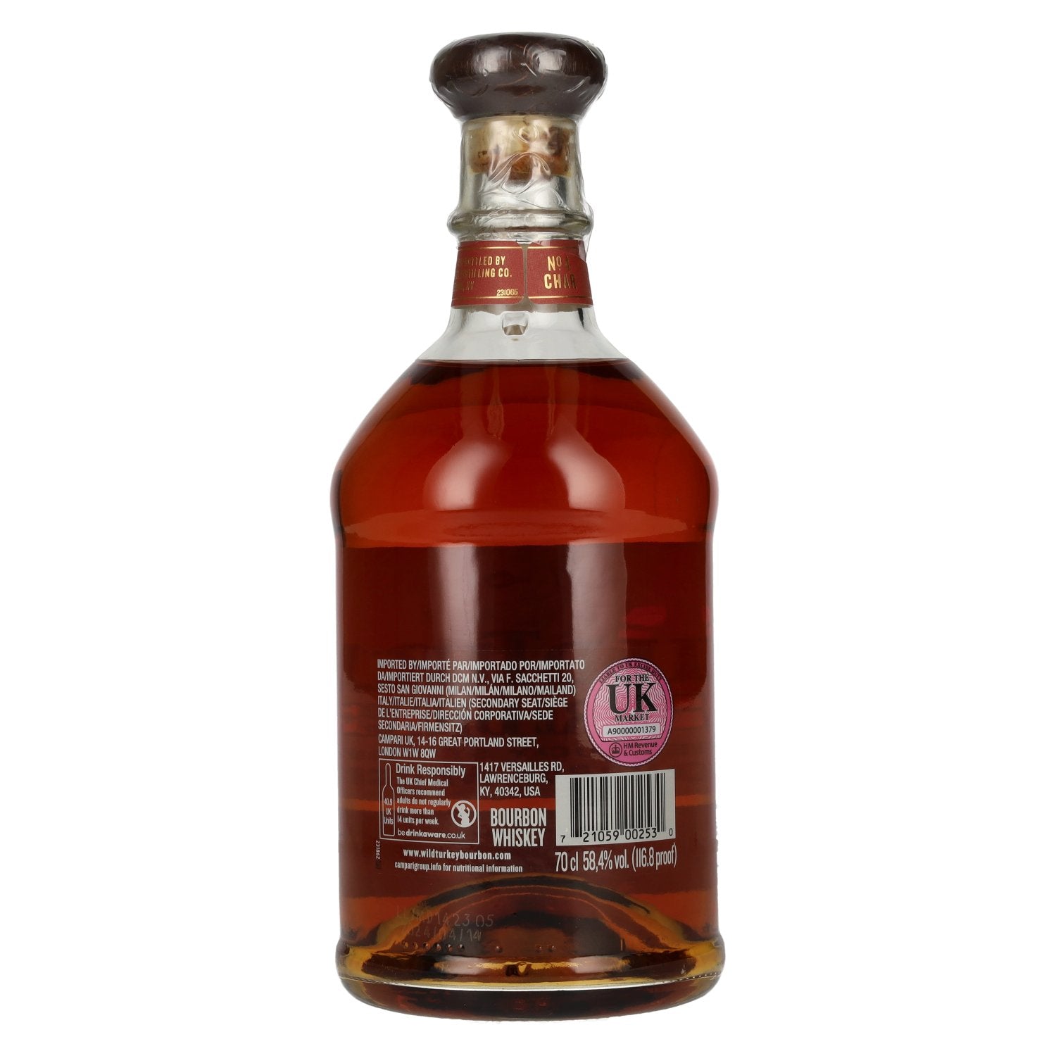 Wild Turkey RARE BREED Kentucky Straight Bourbon Barrel Proof 58,4% Vol. 0,7l