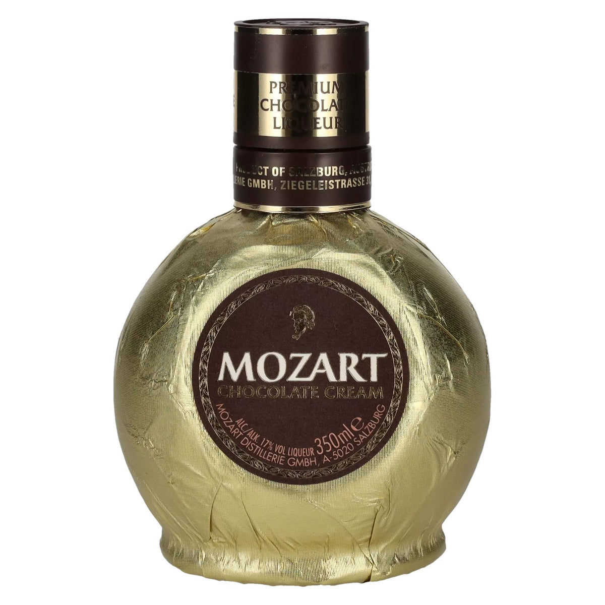 Mozart Chocolate Cream Gold roomlikeur 17% vol. 0,35 l