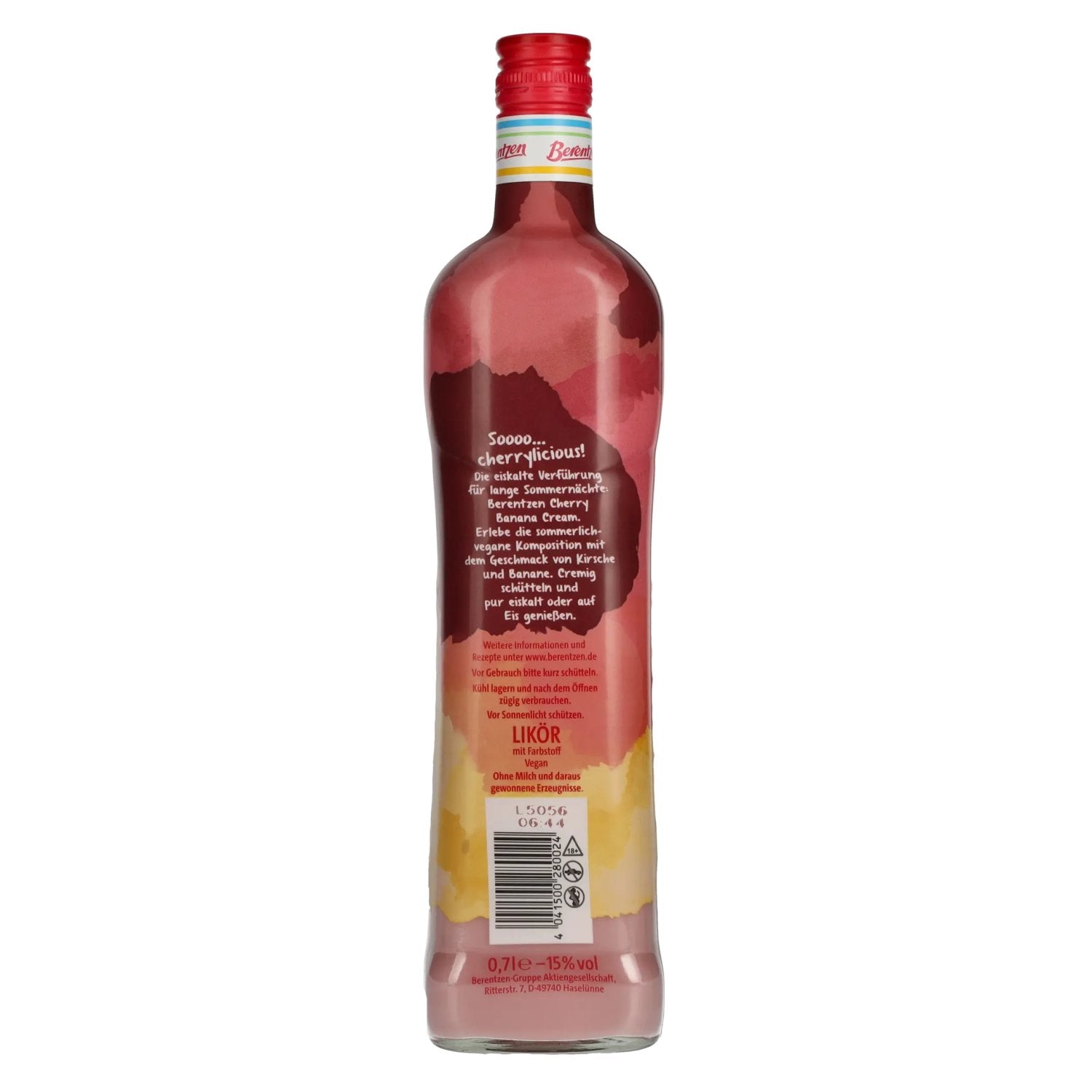Berentzen Cherry Banana Cream Likör 15% Vol. 0,7l