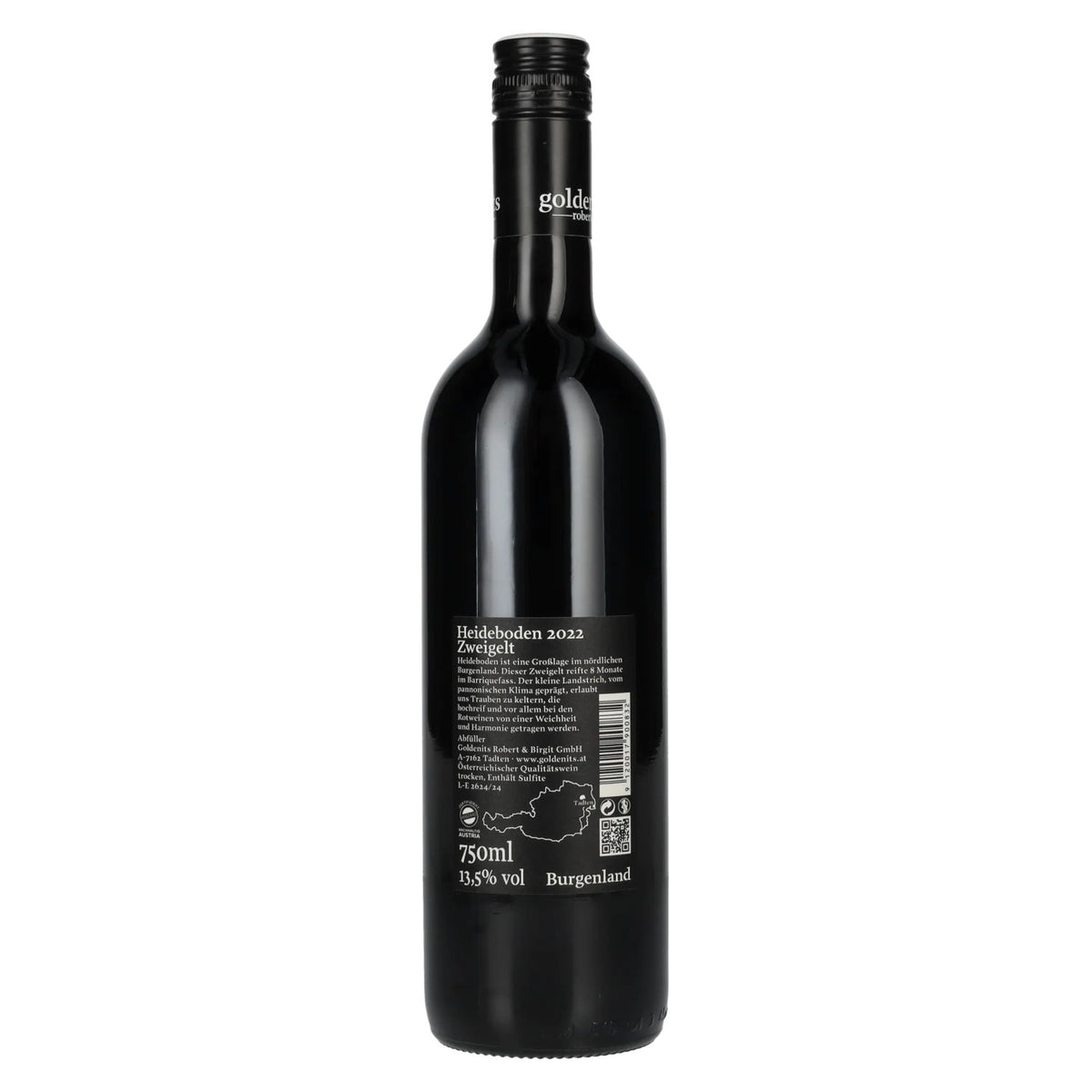 Goldenits Robert Heideboden Zweigelt 2022 13.5% ABV 0.75l