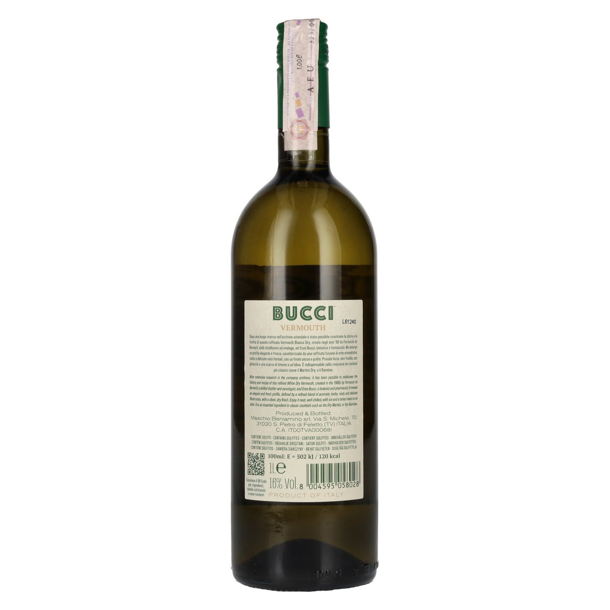 Bucci Vermouth Dry Bianco 16% vol. 1 l