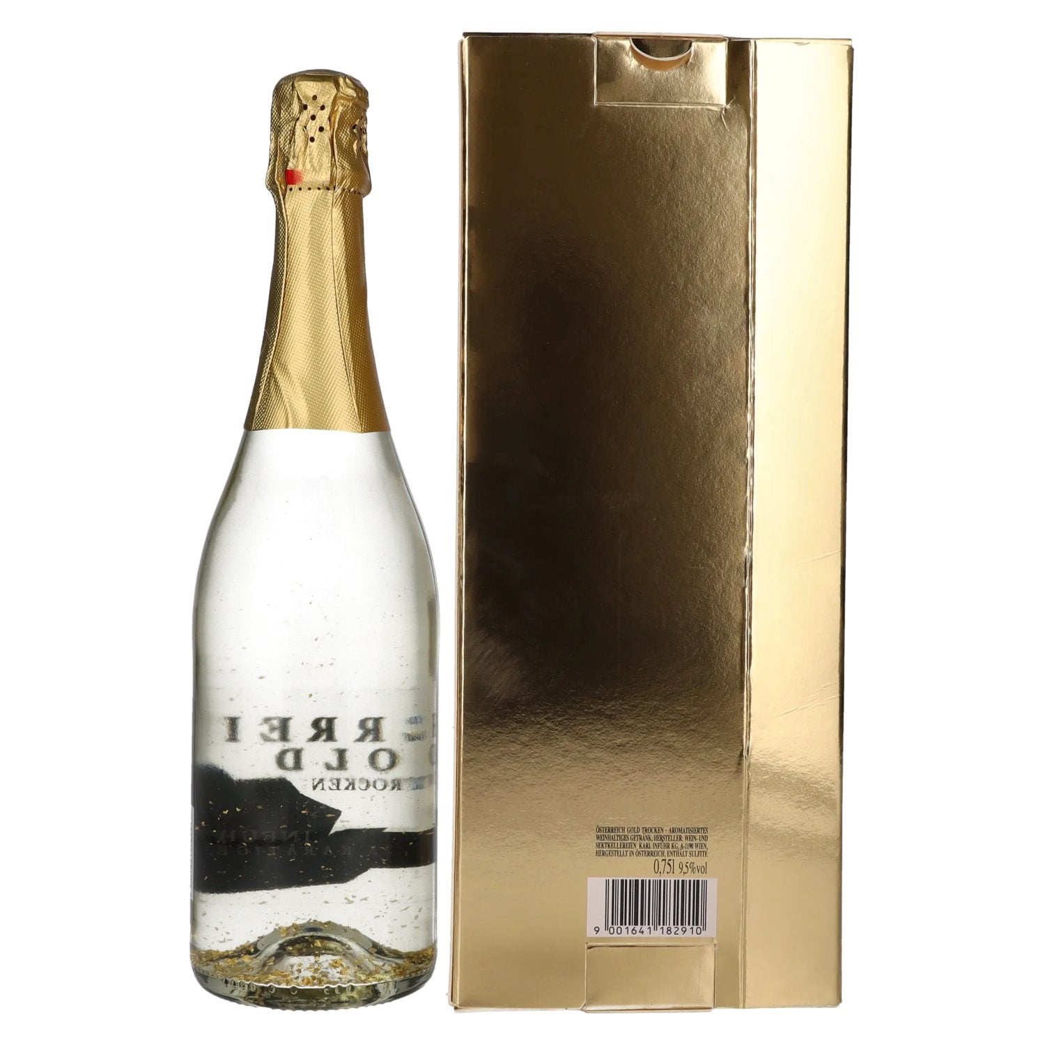 Österreich Gold - mit 23 Karat Blattgold 9,5% Vol. 0,75l in Geschenkbox