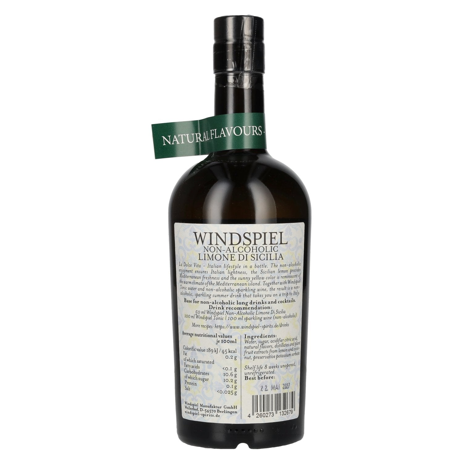 Windspiel Limone di Sicilia sans alcool 0,5l