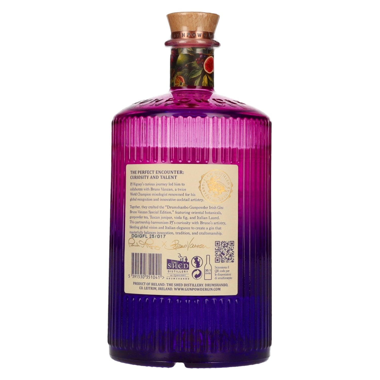 Drumshanbo Gunpowder Irish Gin with Italian Fig & Laurel 43% Vol. 0,7l