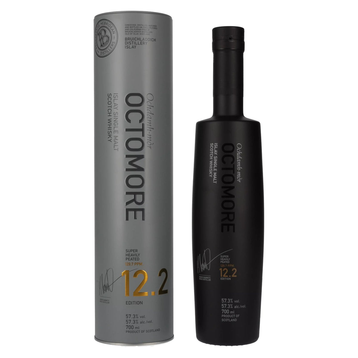 Octomore EDITION: 12.2 Super-Heavily Peated 2016 57.3% vol. 0.7l in a tin box