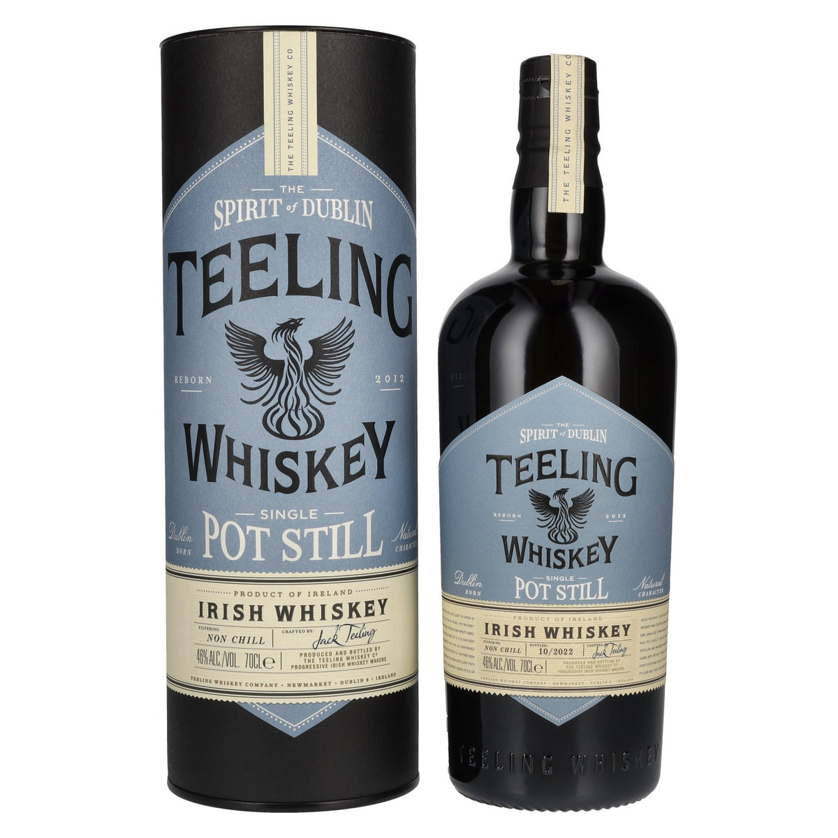 Teeling Whiskey Single Pot Still Irish Whiskey 46% ABV, 0.7 litres, in a gift box