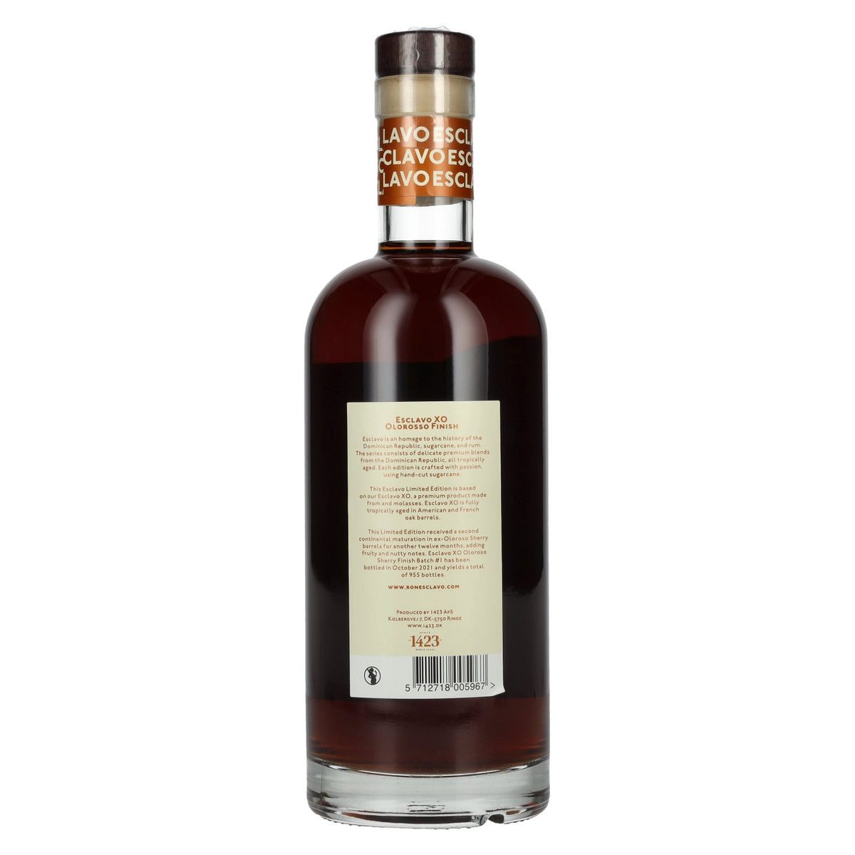 Ron Esclavo XO Oloroso Finish Batch #1 46% vol. 0,7 l