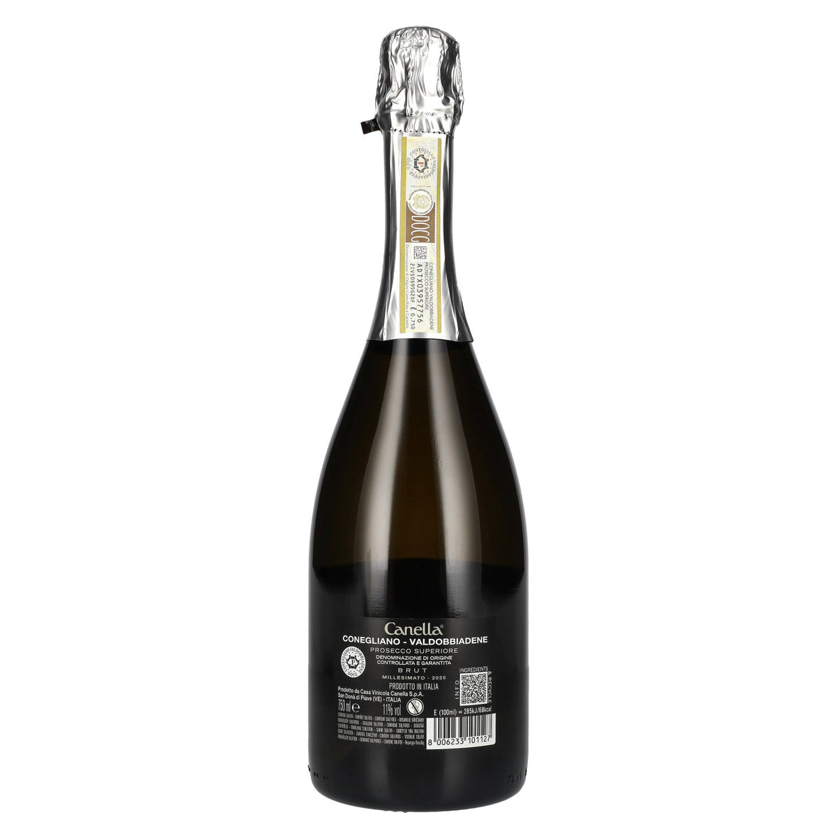 Canella Valdobbiadene Prosecco Superiore Millesimato Brut DOCG 2025 11% Vol. 0,75l