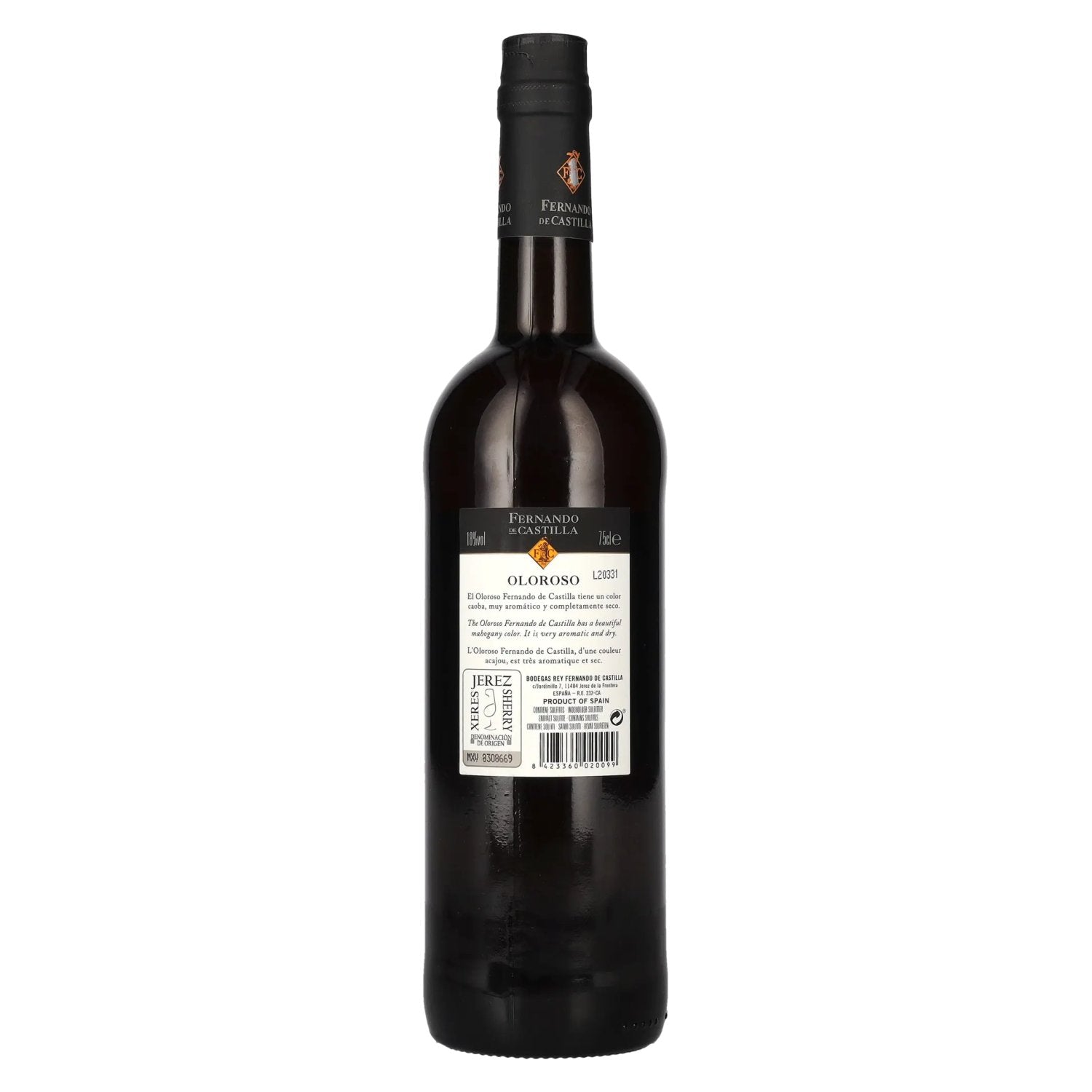 Fernando de Castilla Sherry Oloroso Classic Dry 18% Vol. 0,75l