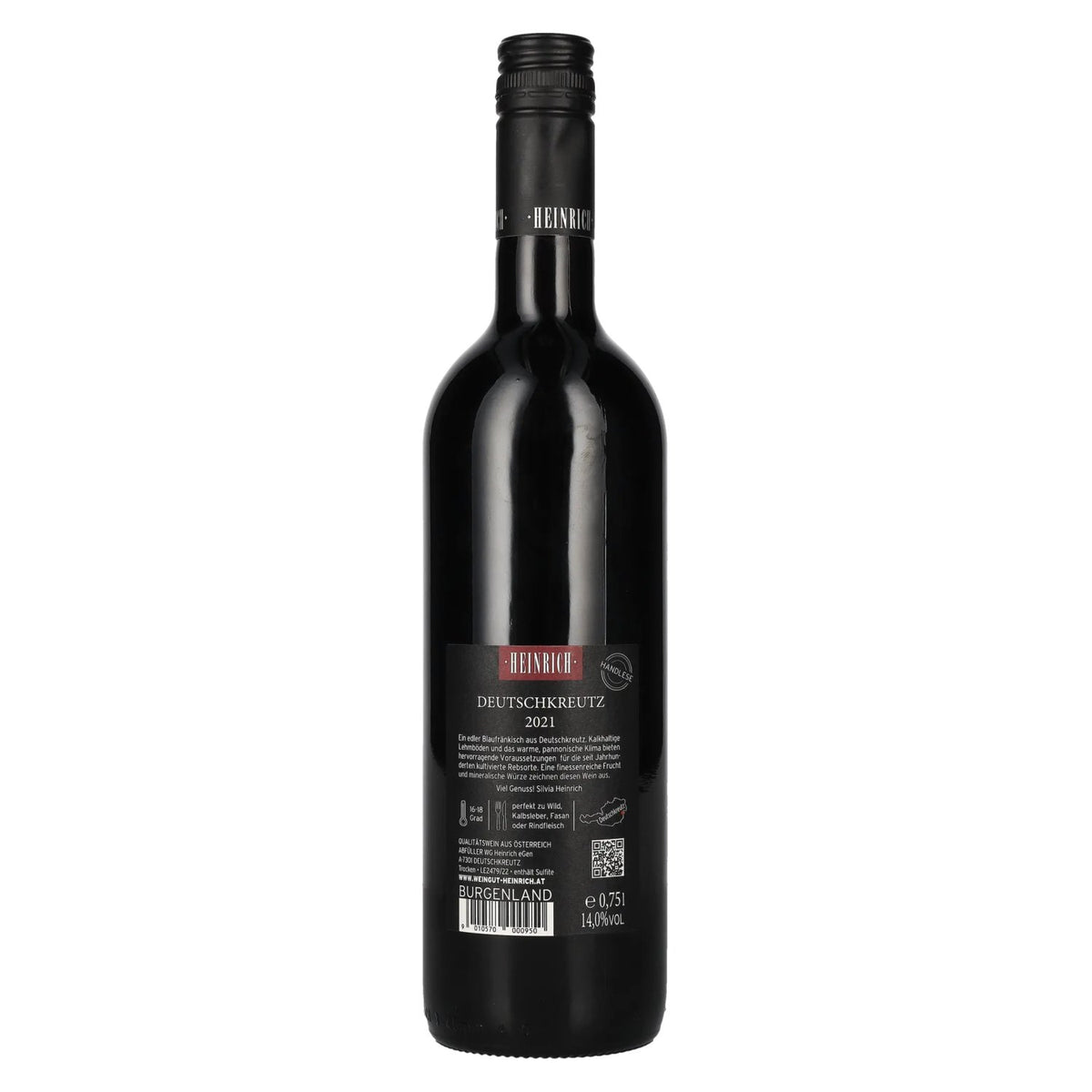 Heinrich Blaufränkisch Deutschkreutz DAC 2021 14% vol. 0,75 l