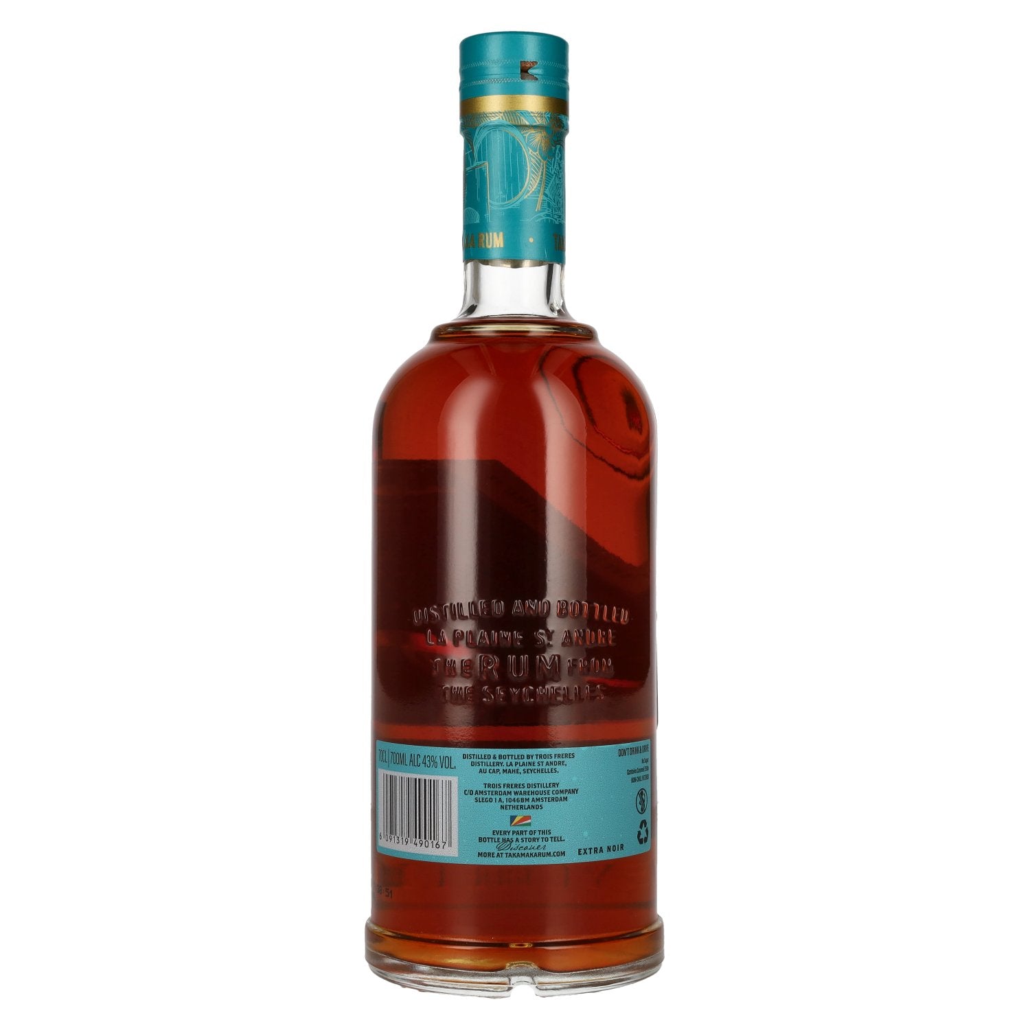 Takamaka EXTRA NOIR Rum 43% ABV 0.7l