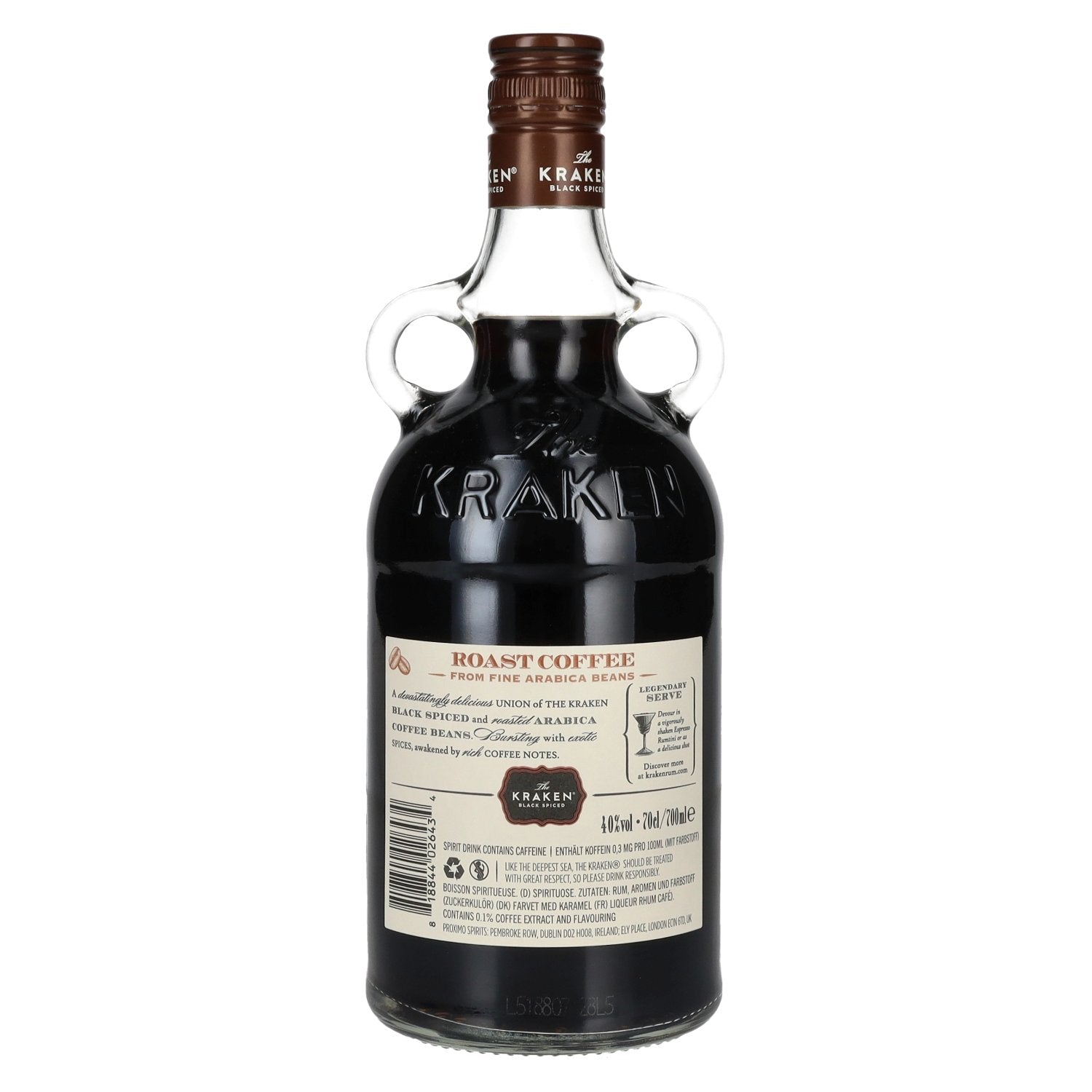 The Kraken Black Spiced Roast Coffee 40% Vol. 0,7l