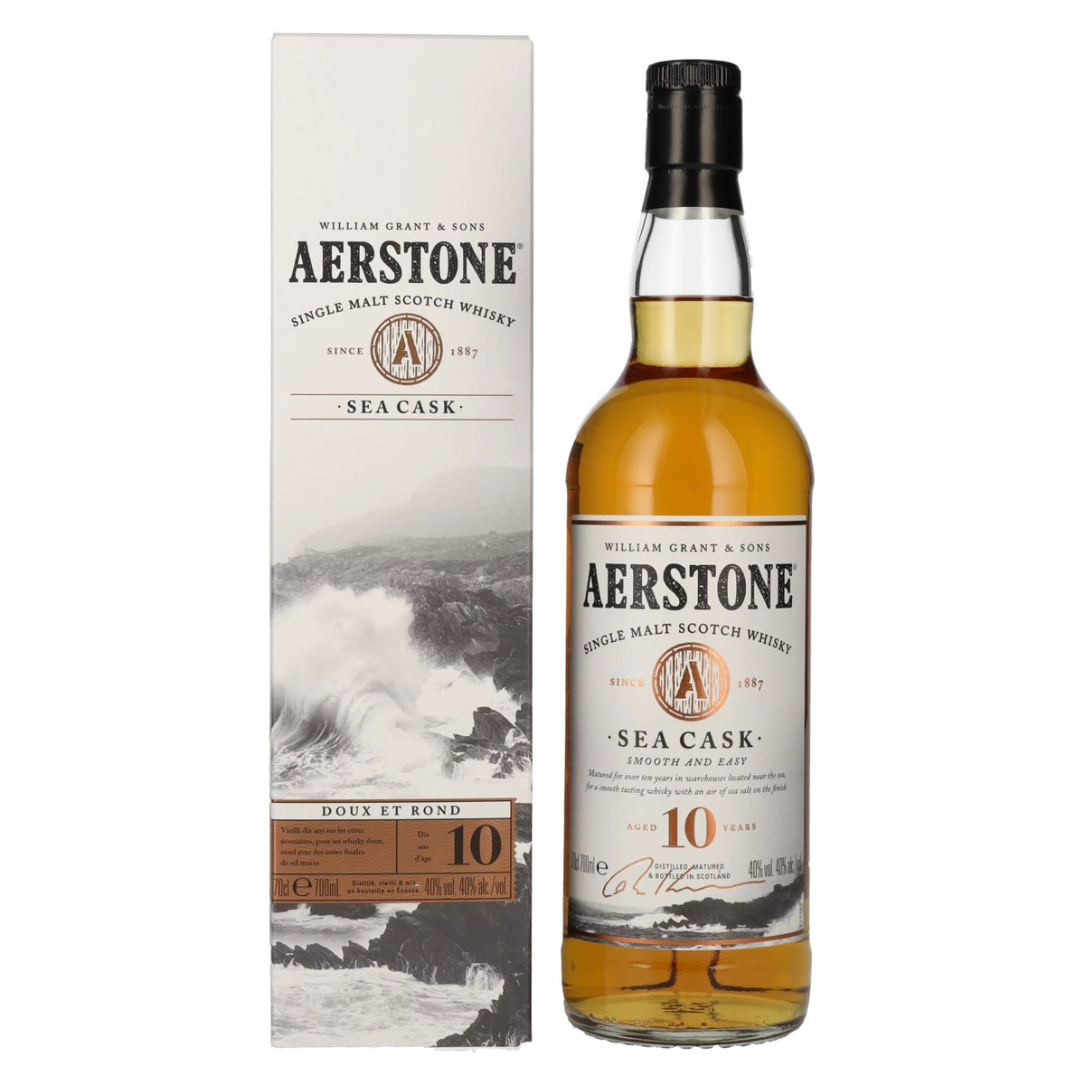 Aerstone 10 Years Old SEA CASK Single Malt 40% Vol. 0,7l in geschenkverpakking