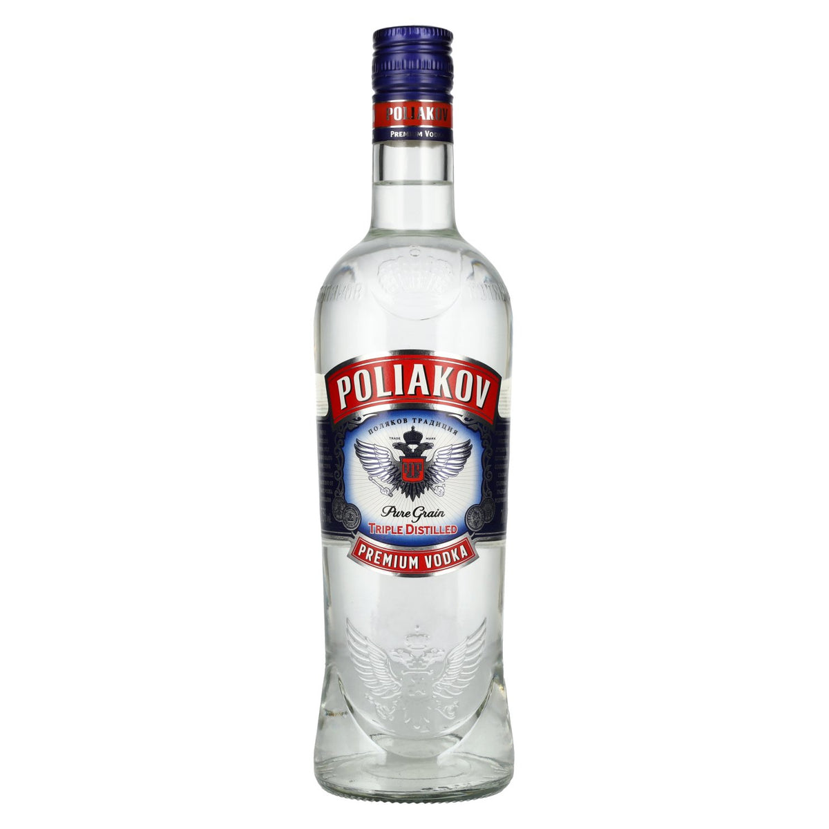 Poliakov Triple Distilled Premium Vodka 37,5% vol. 0,7 l