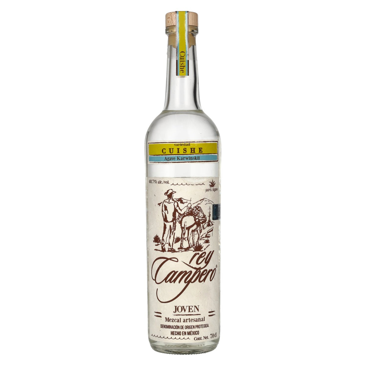 Rey Campero Mezcal CUISHE 48.7% vol. 0.7 l