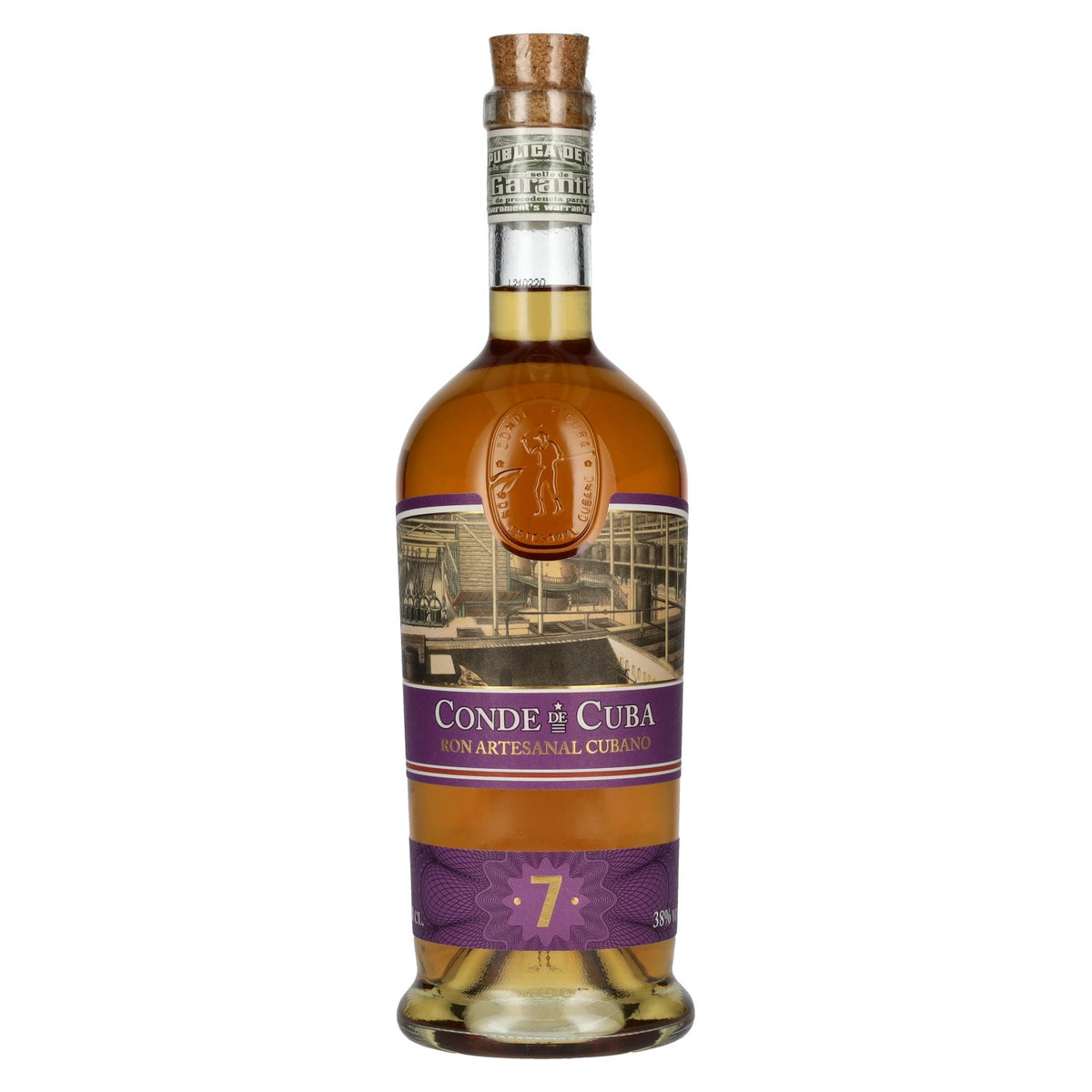 Conde de Cuba 7 Ron Artesanal Cubano 38% vol. 0.7 l