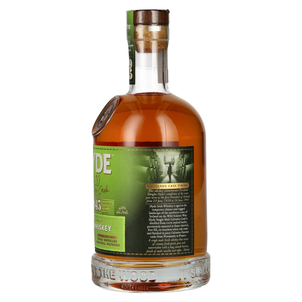 Hyde No. 10 CALVADOS CASK 1945 Single Malt Irish Whiskey 46% vol. 0,7 l