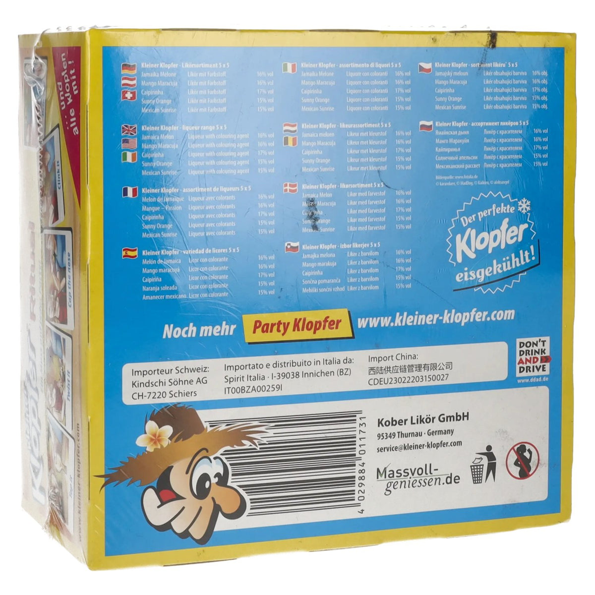 Kleiner Klopfer Sunshine Mix 15,8 % vol. 25 x 0,02 l