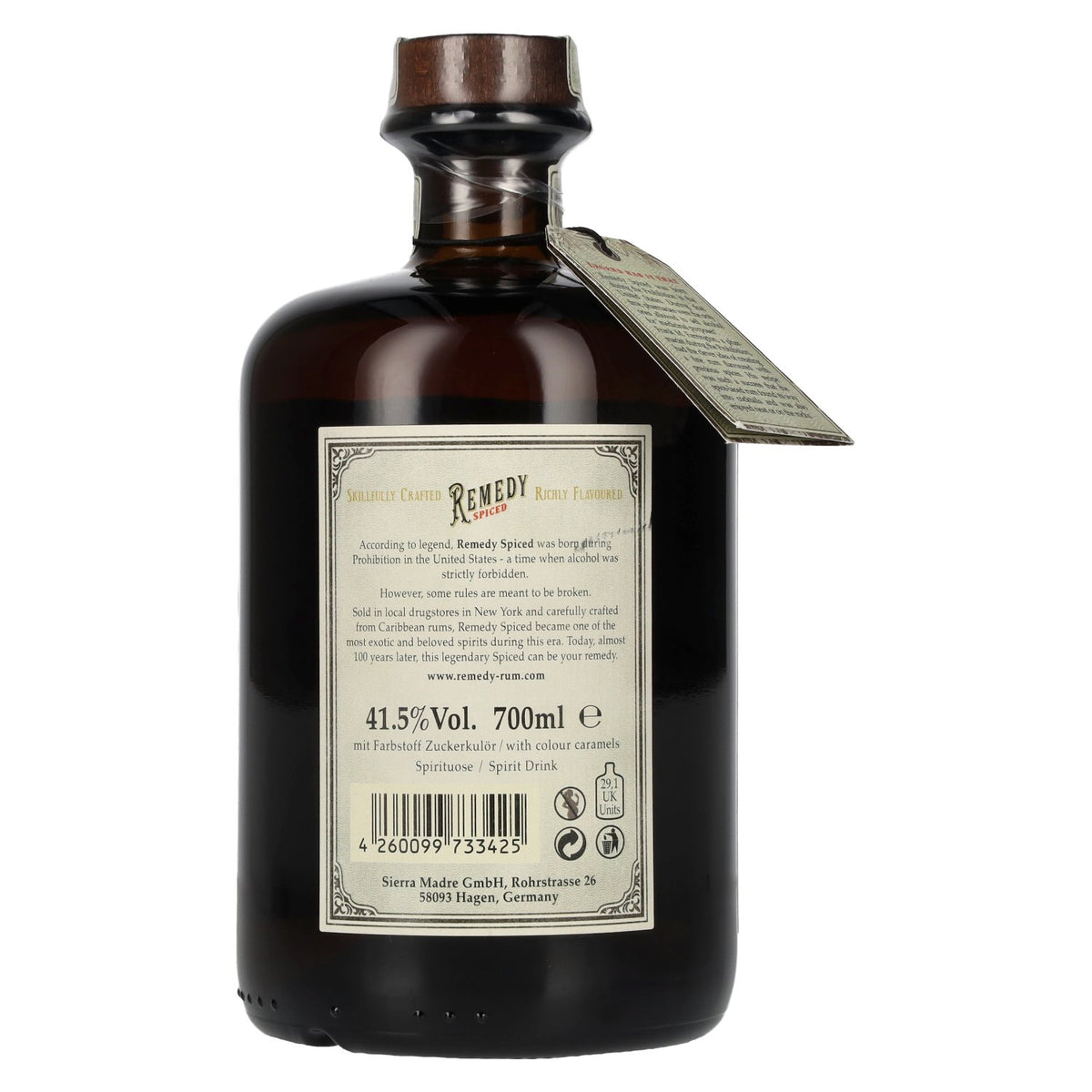 Remedy Spiced Spirit Drink 41.5% ABV 0.7l