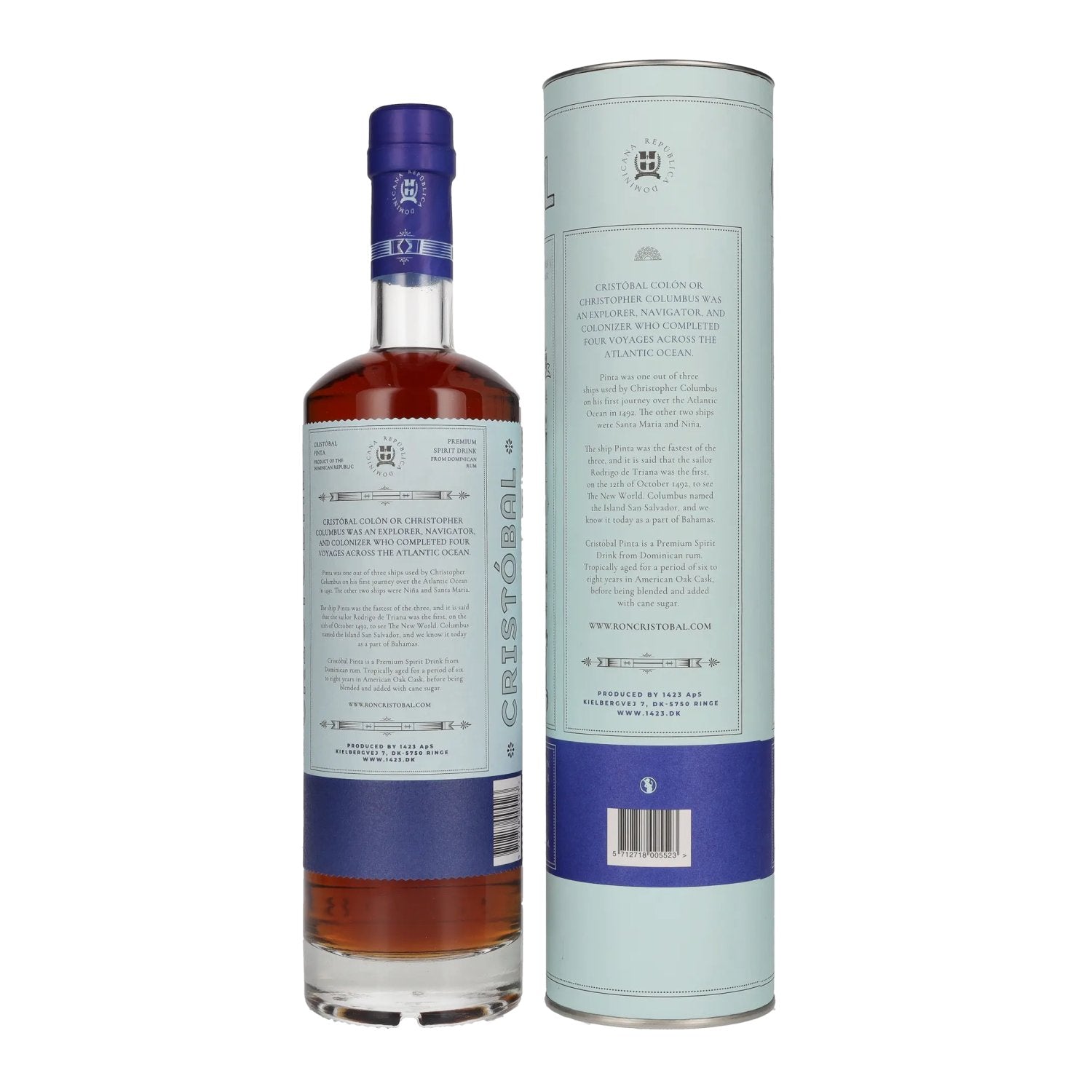Ron Cristóbal PINTA 40% Vol. 0,7l in Geschenkbox